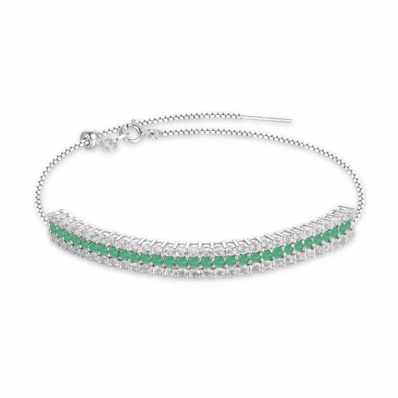 Emerald Cuff Bracelet made by Zulily