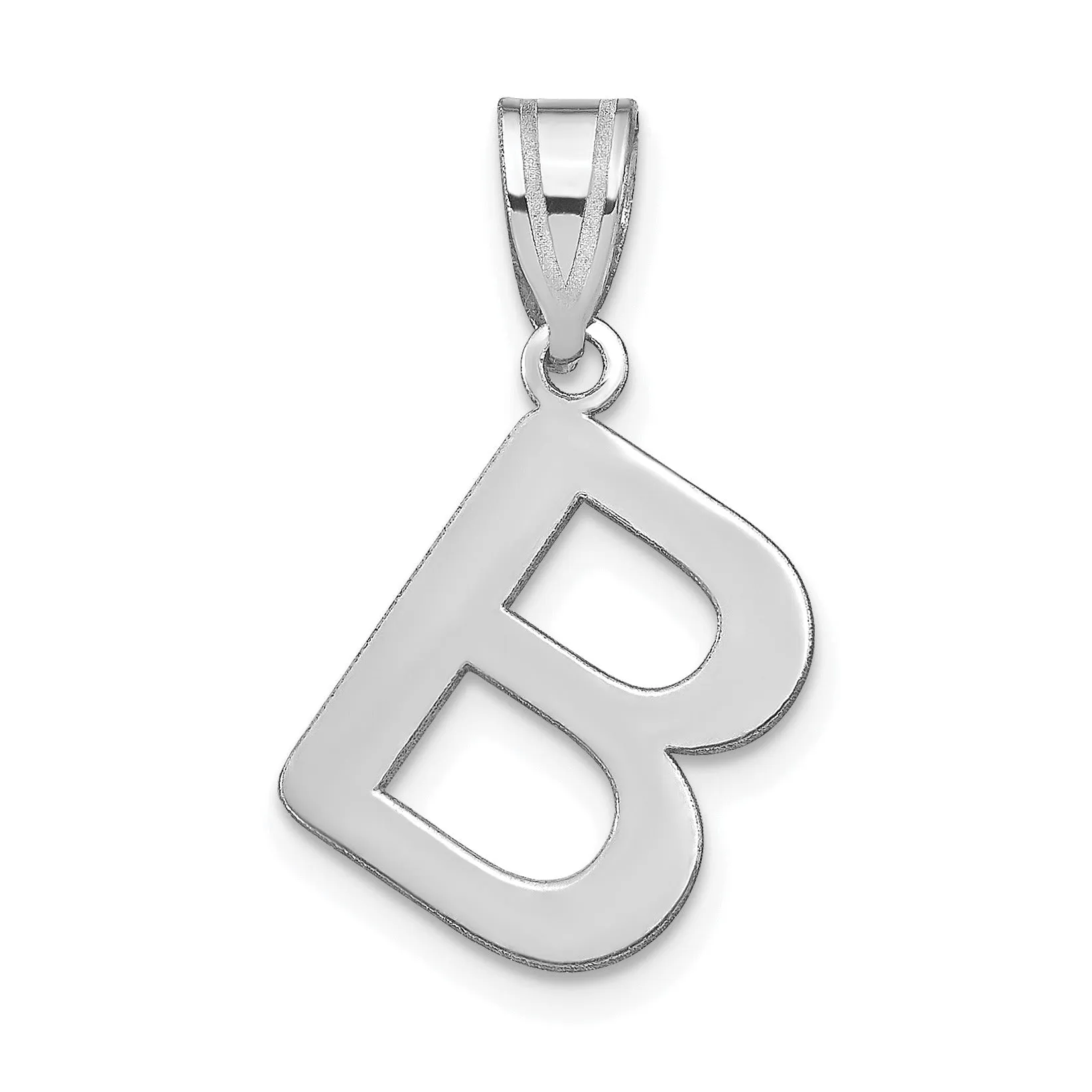 14K Gold Bubble Letter Initial Pendant sold by Zulily product image thumbnail 4