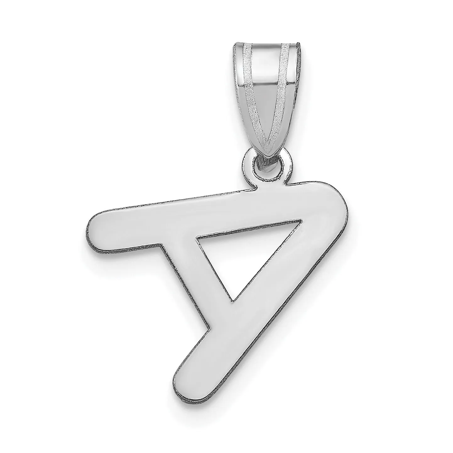 14K Gold Bubble Letter Initial Pendant sold by Zulily product image thumbnail 2