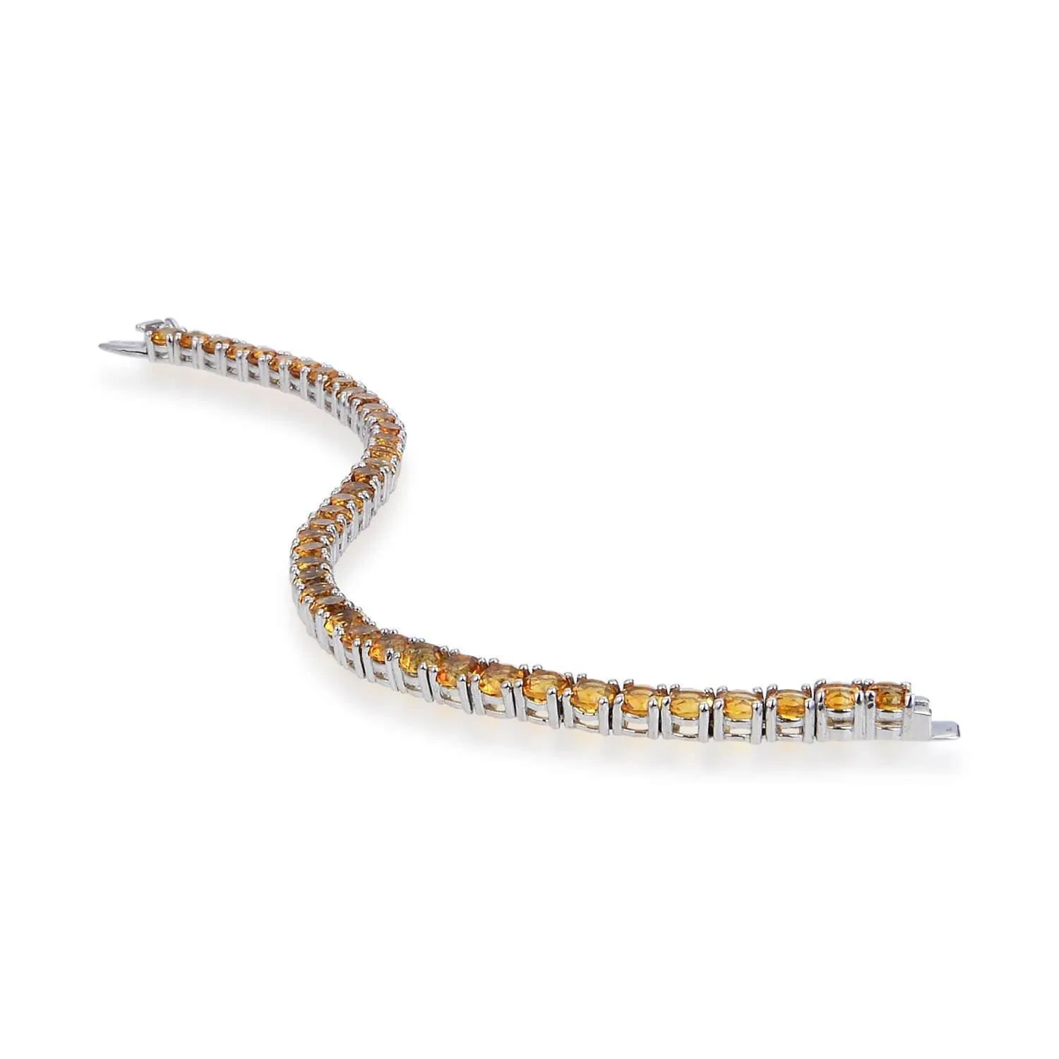 Citrine Round Tennis Bracelet sold by Zulily product image thumbnail 3