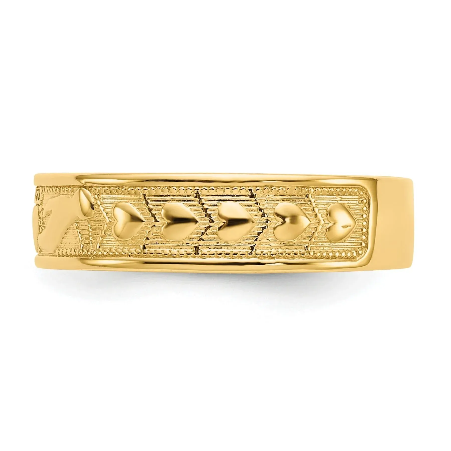 10k Gold Claddagh Band sold by Zulily product image thumbnail 5