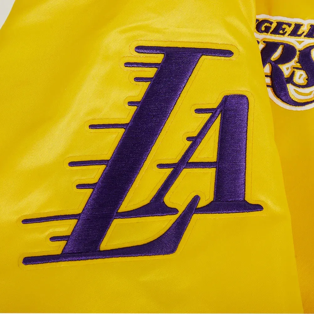 Pro Standard LA Lakers Souvenir Satin Jacket - Gold sold by Zulily product image thumbnail 3