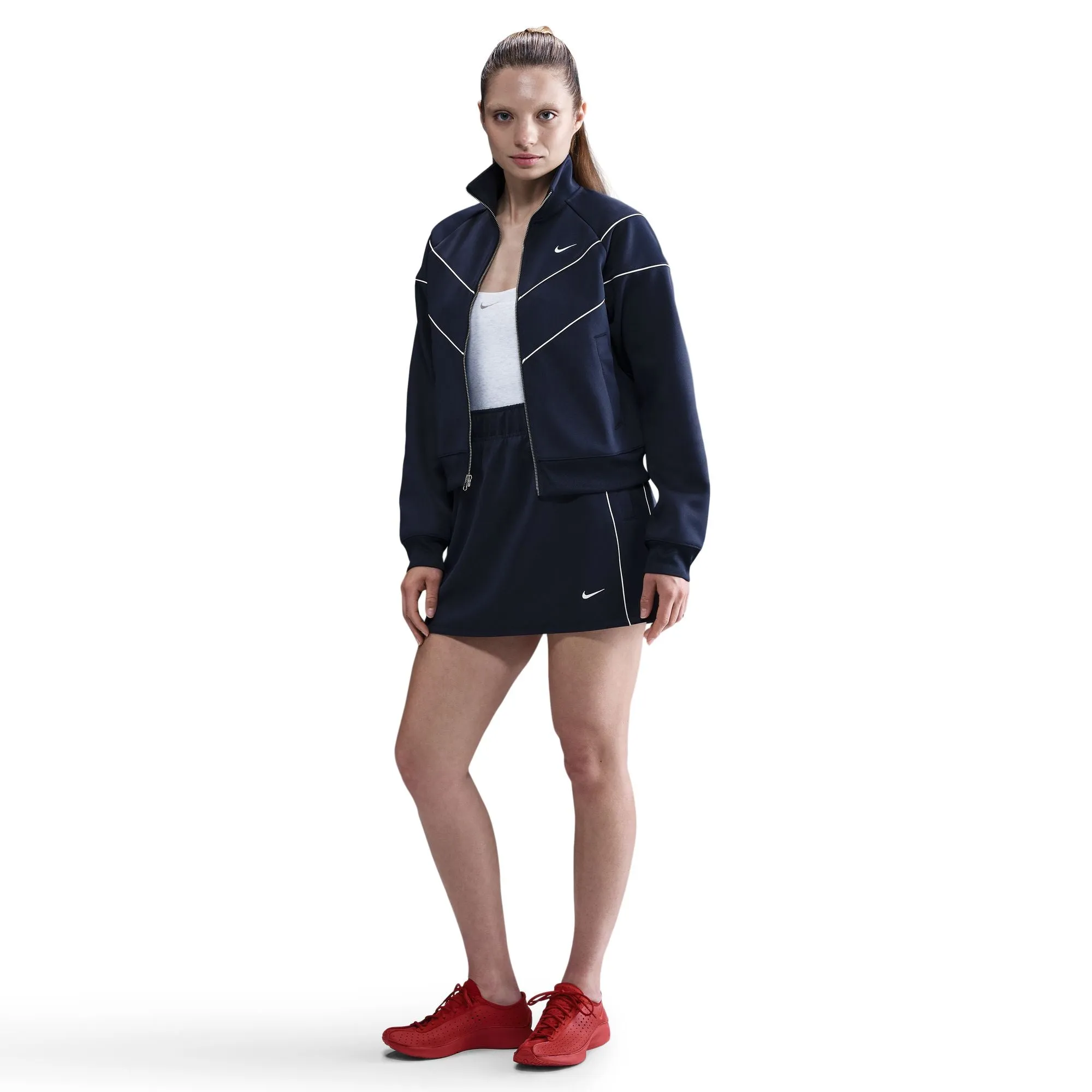 Nike Womens Sportswear Windrunner Knit Jacket - Midnight Navy sold by Zulily product image thumbnail 5