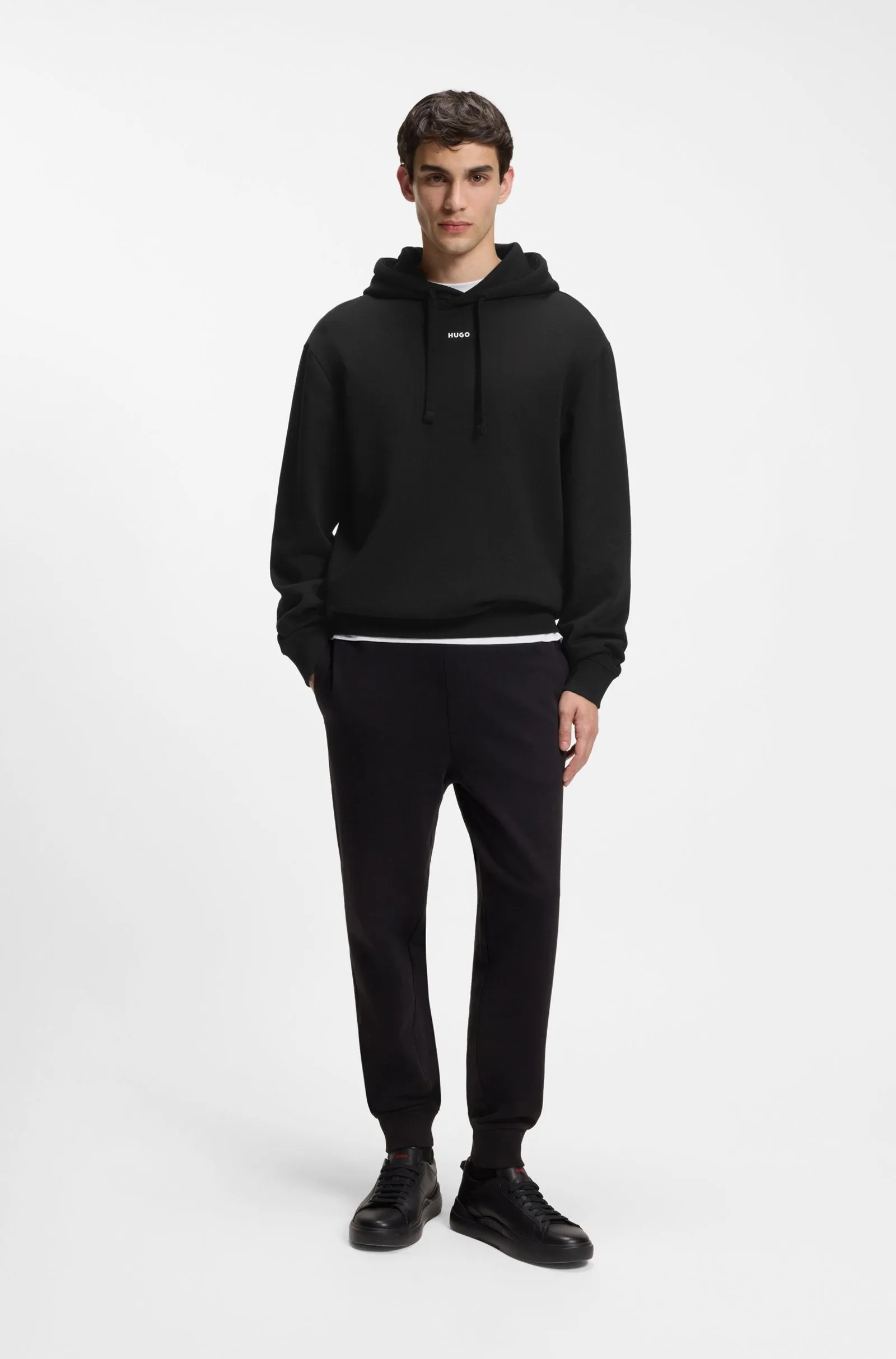 Hugo Dapo Hoodie - Black sold by Zulily product image thumbnail 2