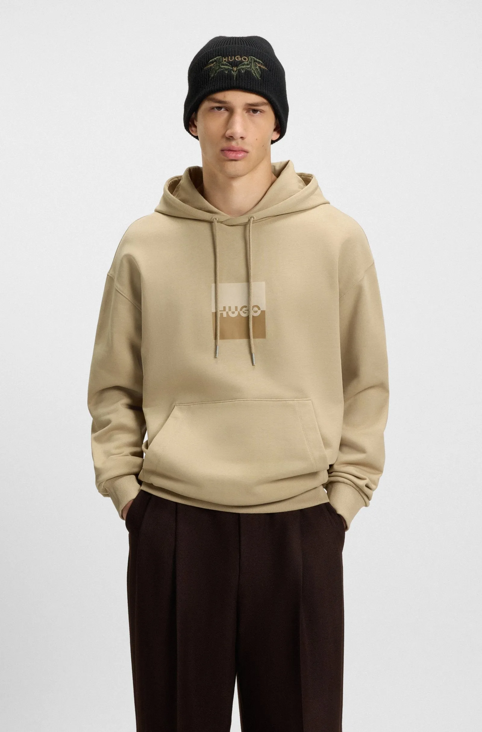 Hugo Duspliter Hoodie - Beige sold by Zulily