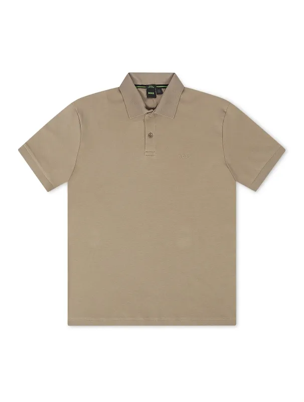 Boss Green Pio 2 Polo - Light Brown made by Hugo Boss