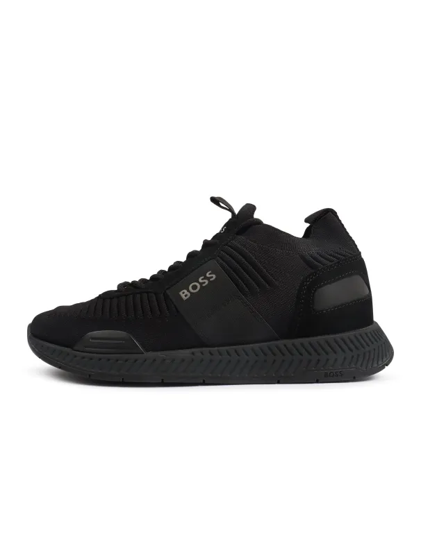 Hugo Boss Titanium Runn Shoes - Black made by Hugo Boss