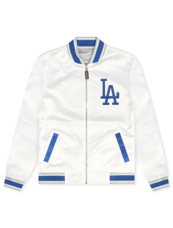 Mitchell & Ness Dodgers Reversible Satin Jacket made by Mitchell & Ness
