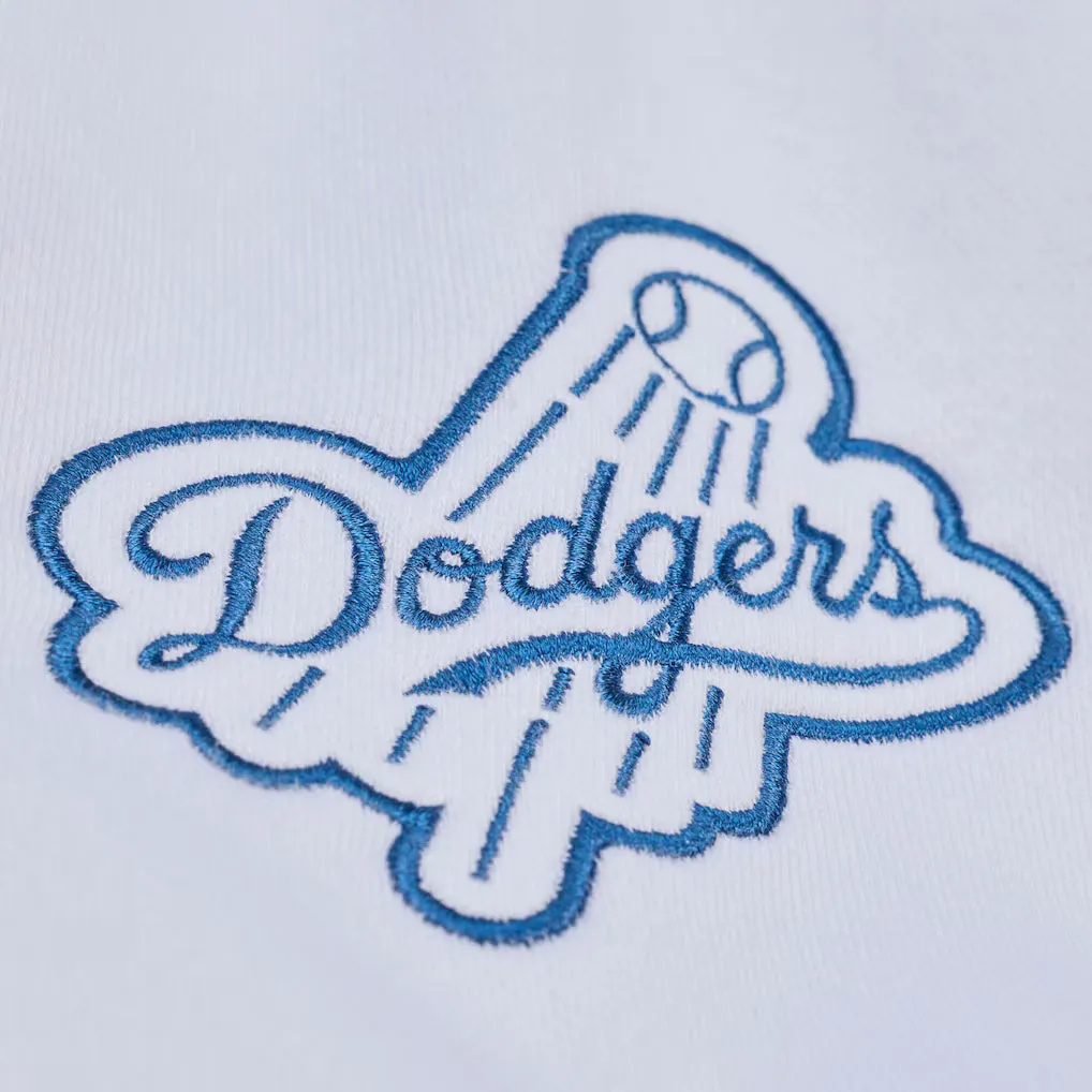 Mitchell & Ness Dodgers Fleece Crewneck - Arctic White sold by Zulily product image thumbnail 4