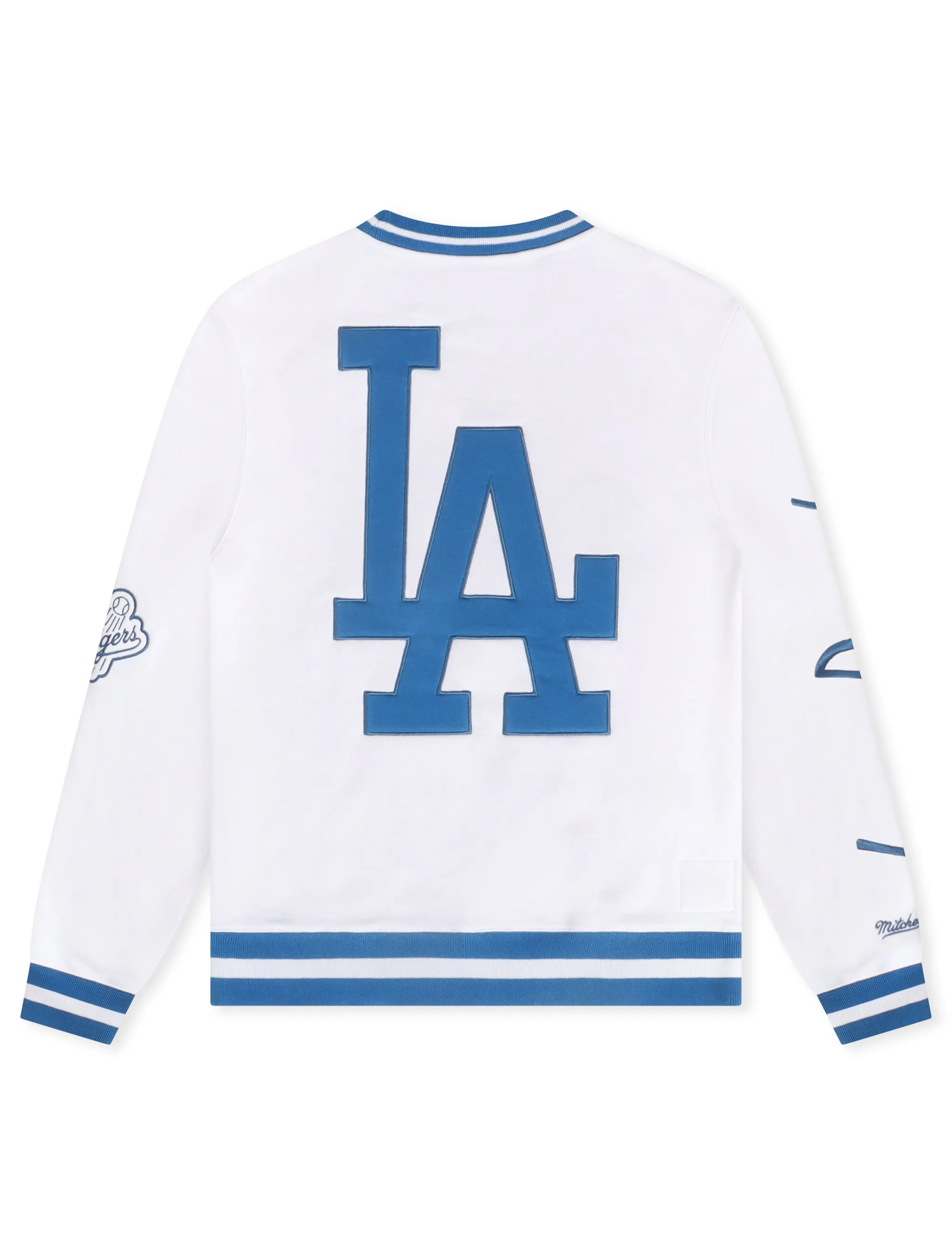 Mitchell & Ness Dodgers Fleece Crewneck - Arctic White sold by Zulily product image thumbnail 2