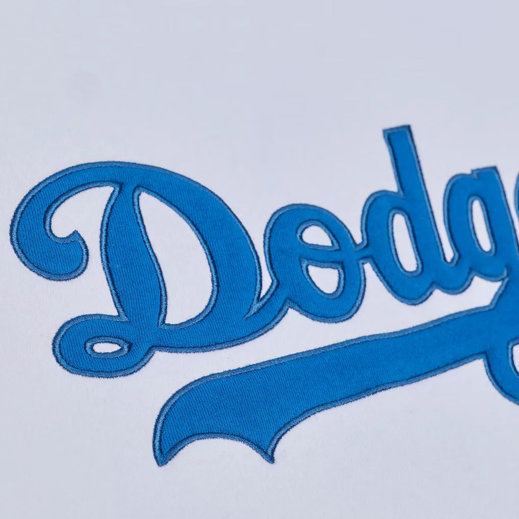 Mitchell & Ness Dodgers Fleece Crewneck - Arctic White sold by Zulily product image thumbnail 3