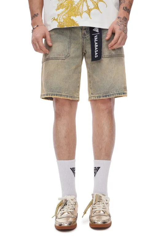 Valabasas Kuroto Denim Shorts - Vintage Wash made by valabasas