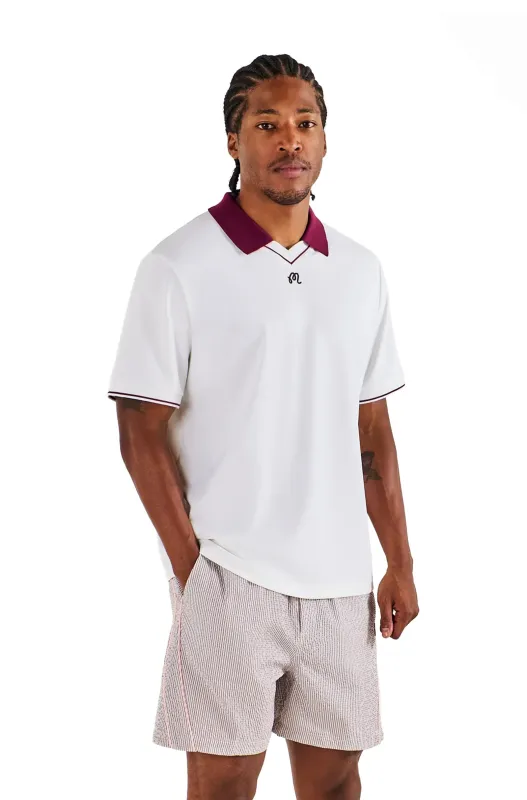 Malbon Barrio Polo - Bright White made by Zulily