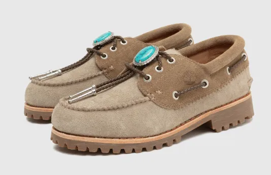 Men's Timberland 3-Eye Lug Handsewn Boat Shoe - Packer Santa Fe sold by Zulily product image thumbnail 2