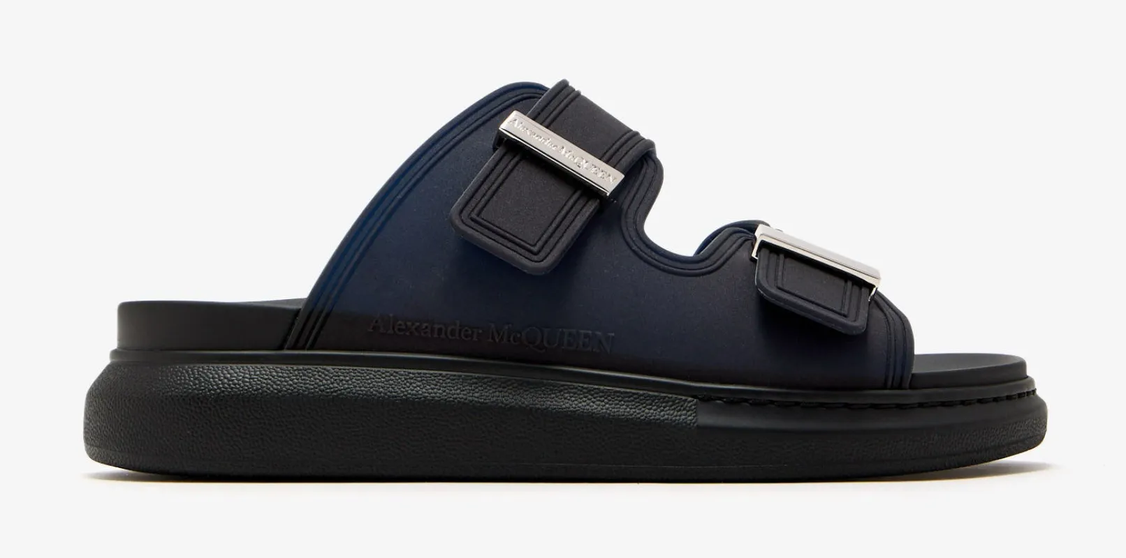 Men's Alexander McQueen Rubber Hybrid Slide Sandal made by Alexander McQueen