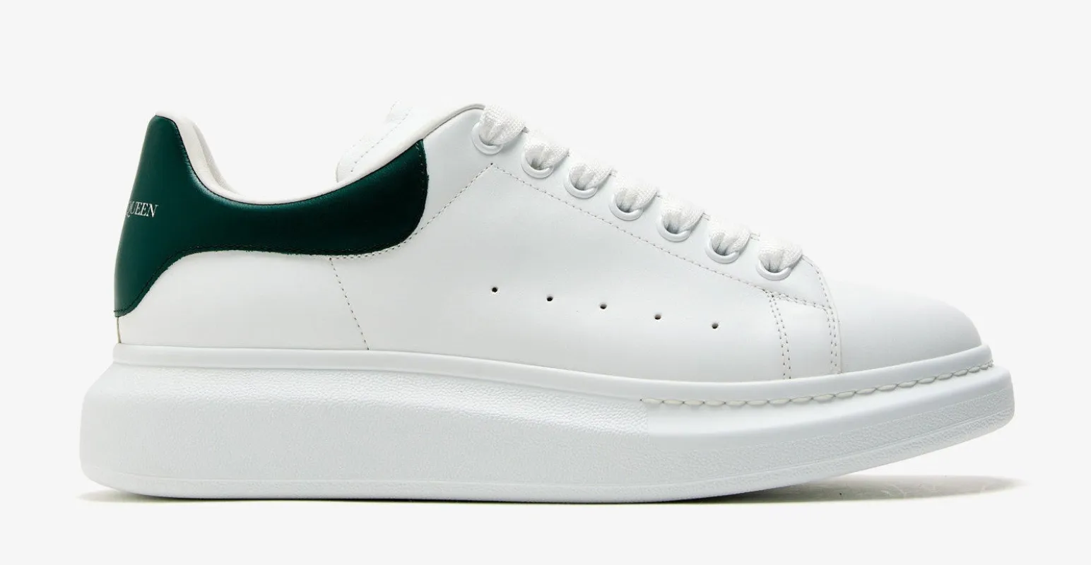 Men's Alexander McQueen Oversized Rubber Sneaker - White/Green made by Alexander McQueen