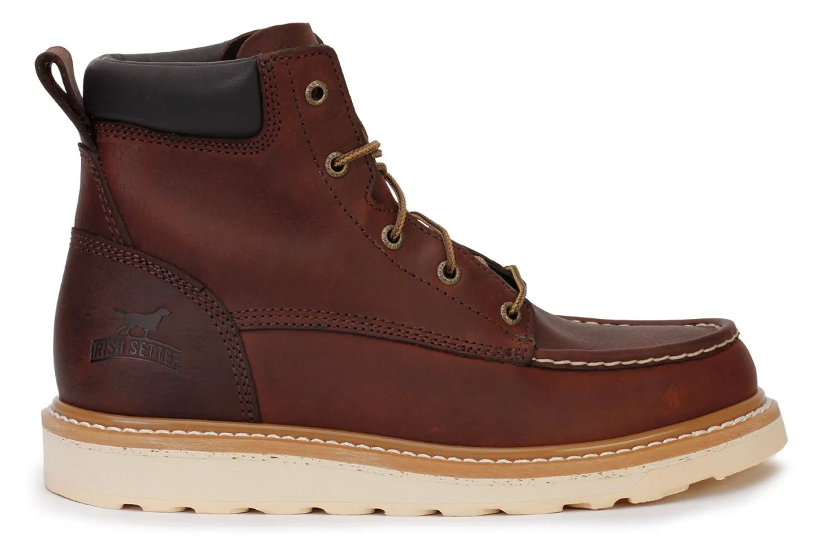 Mens Irish Setter Ashby 6-Inch Leather Soft Toe Boot made by Irish Setter