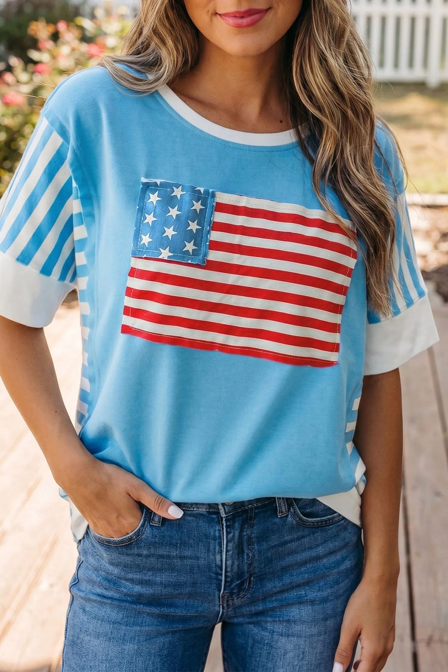Threaded Pear Zoe July 4th T Shirt sold by Zulily product image thumbnail 2