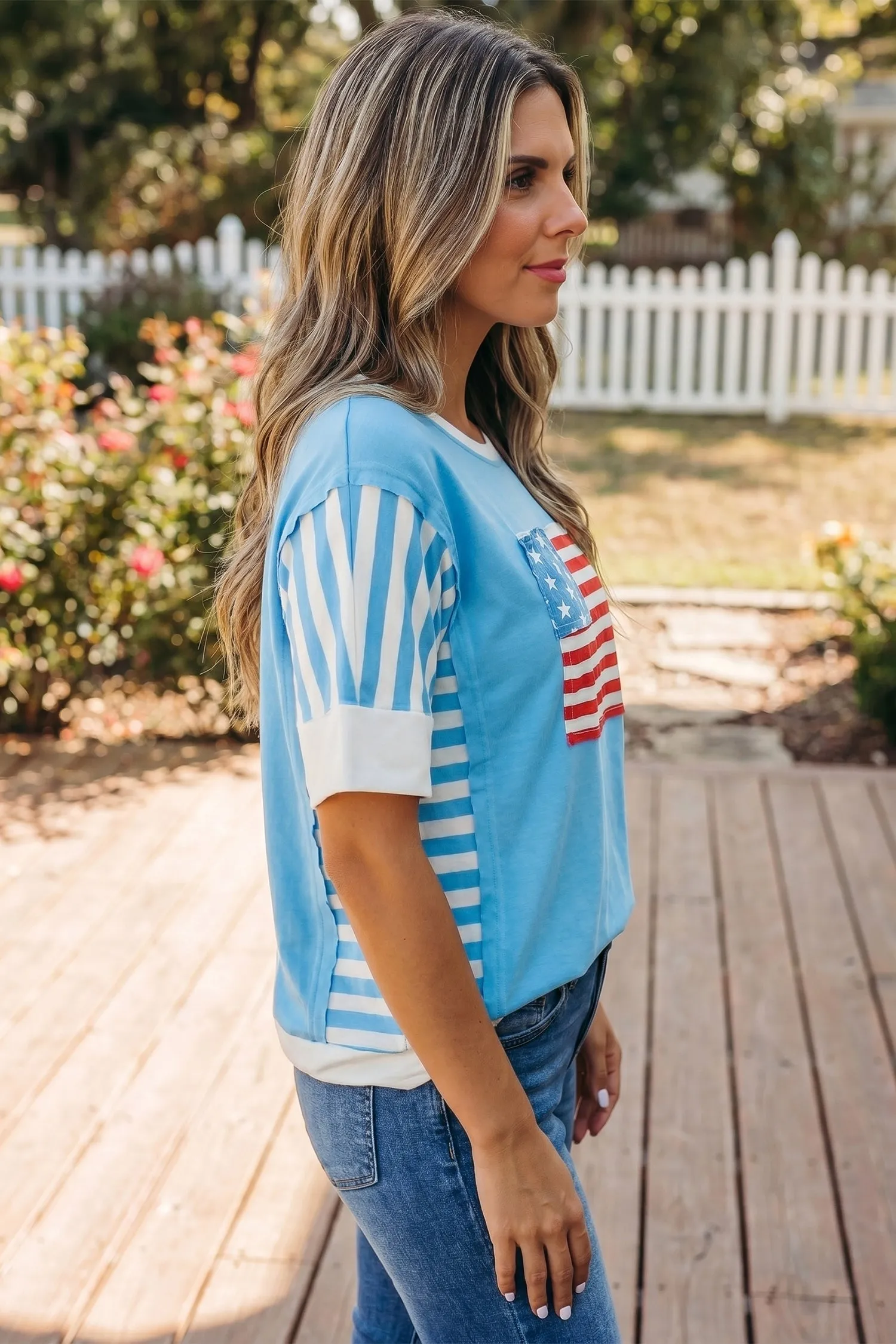 Threaded Pear Zoe July 4th T Shirt sold by Zulily product image thumbnail 3