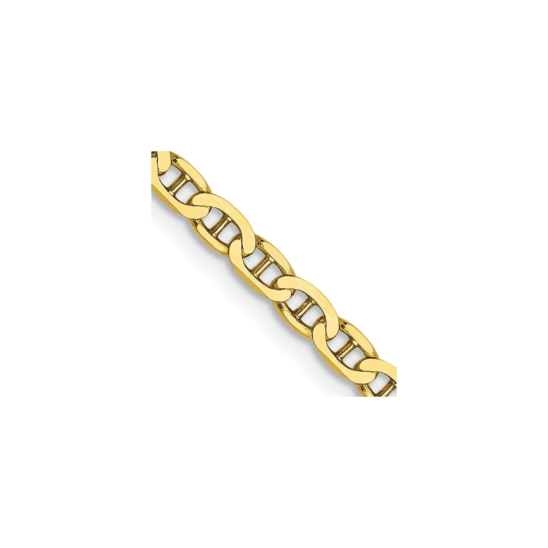 10K Gold Flat Anchor Chain 18 inch sold by Zulily product image thumbnail 3