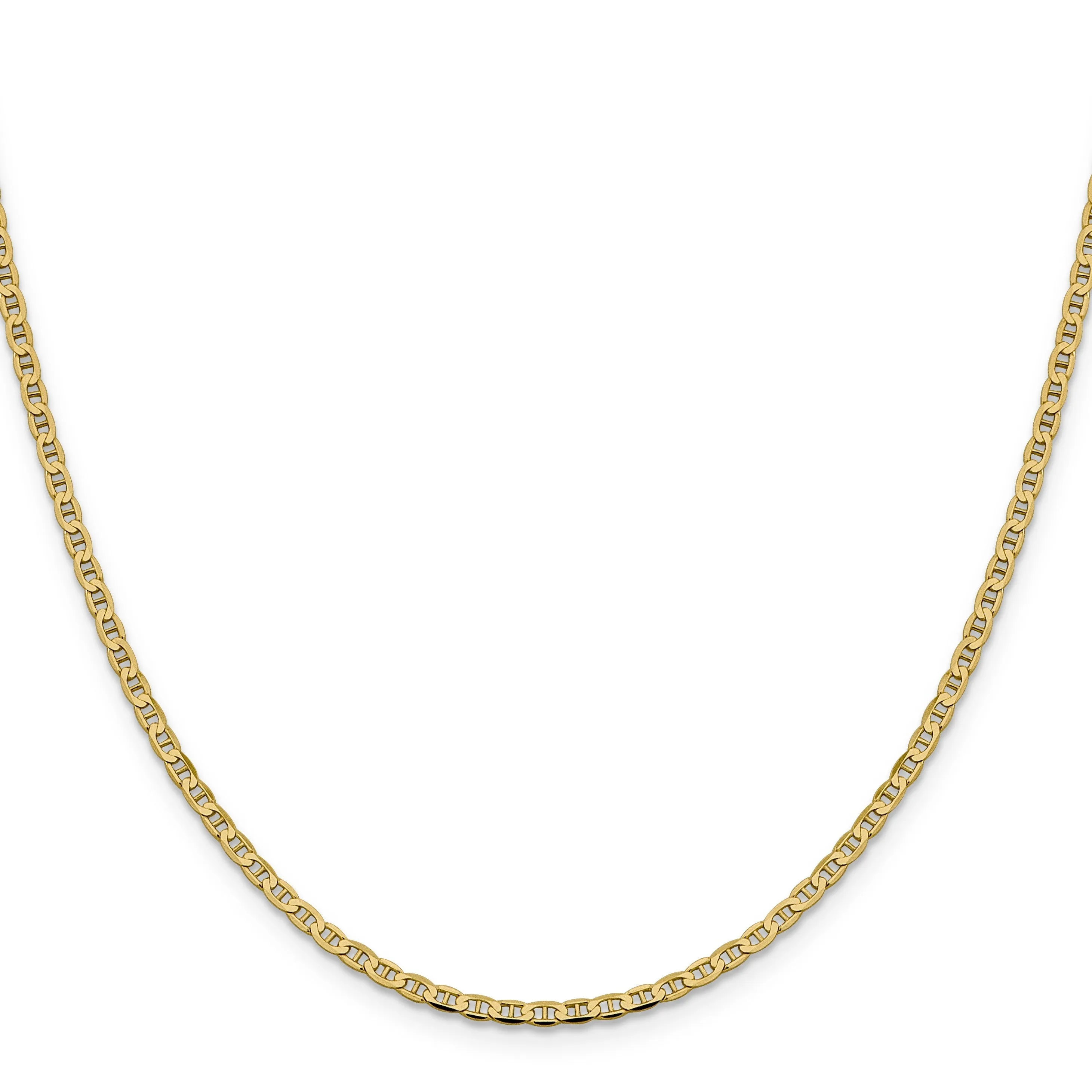 10K Gold Flat Anchor Chain 18 inch sold by Zulily