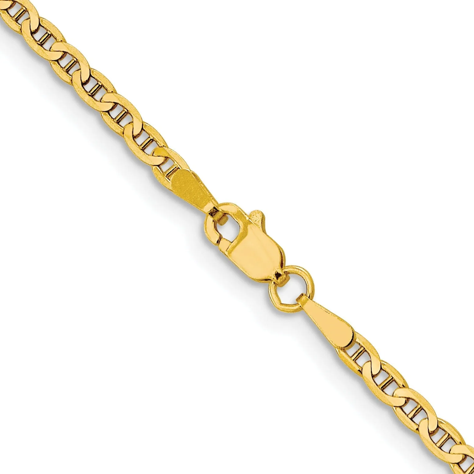 10K Gold Flat Anchor Chain 18 inch sold by Zulily product image thumbnail 2
