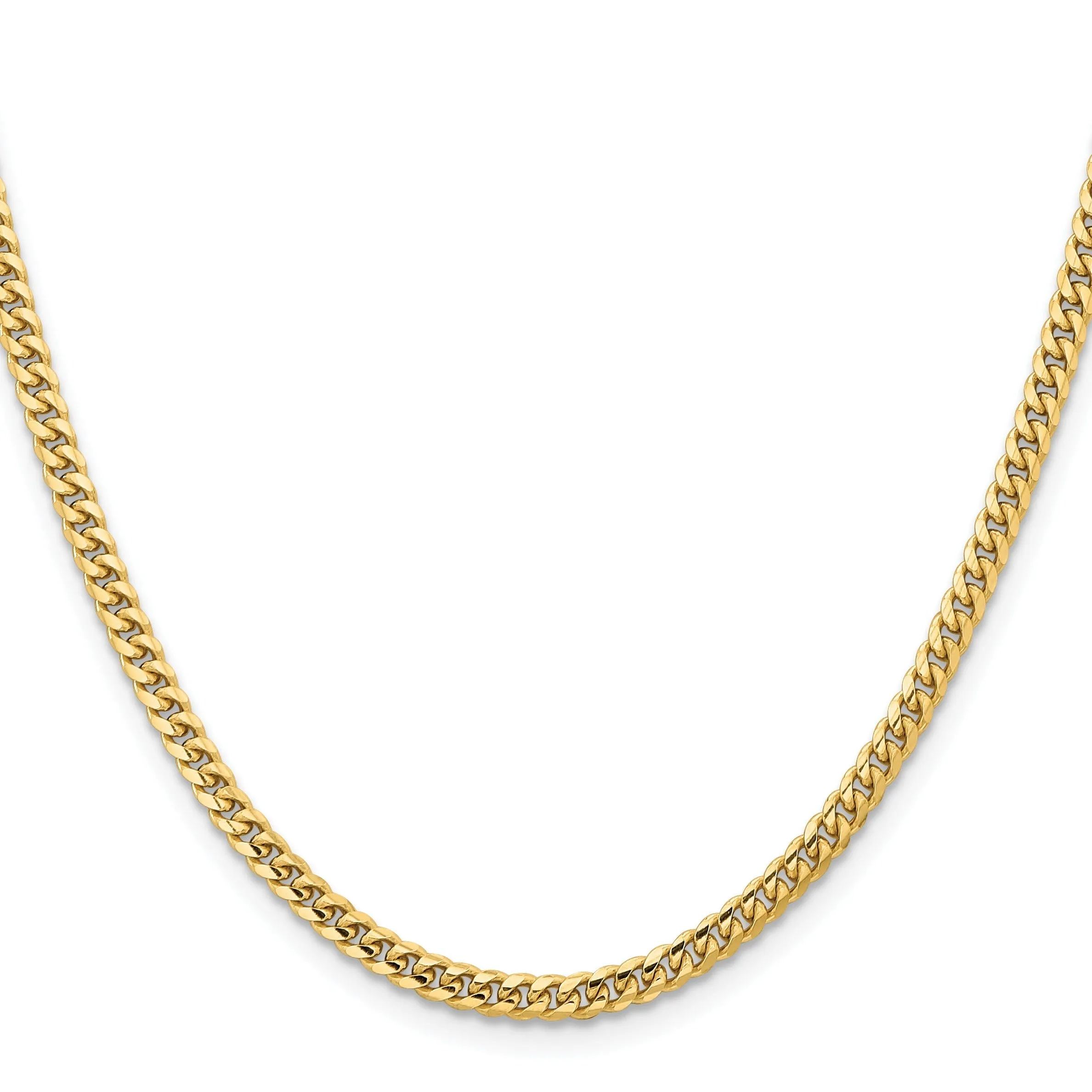 10k Gold Cuban Chain Necklace 18 inch sold by Zulily