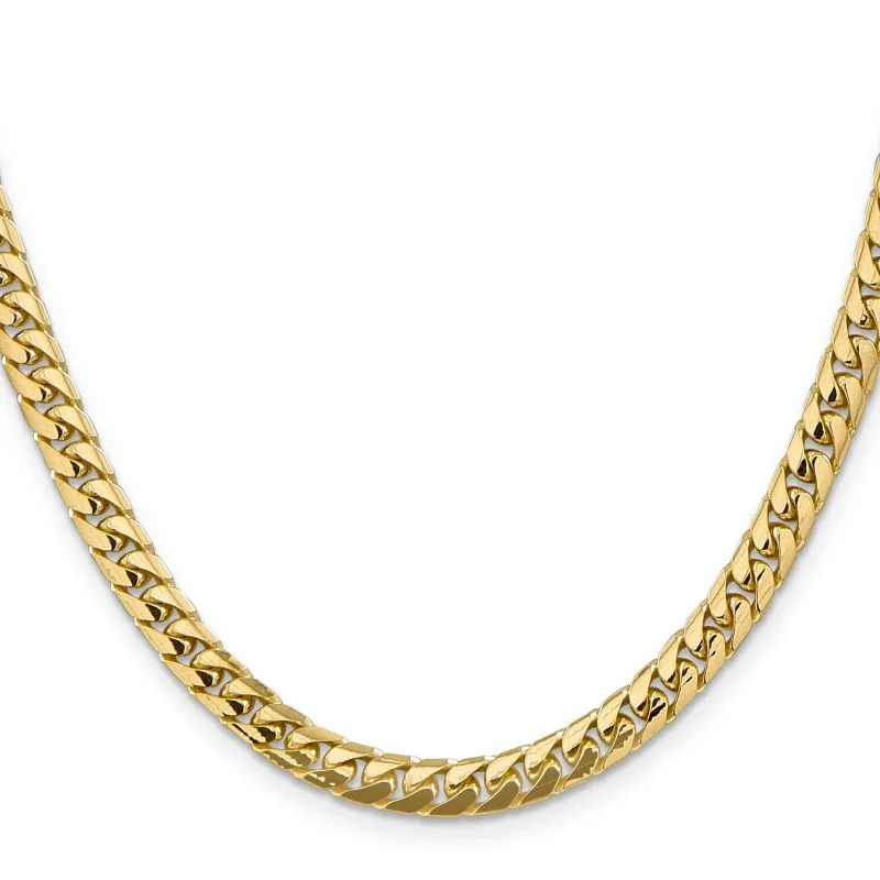 14k Gold  Miami Cuban 24 inch Chain Necklace made by Zulily