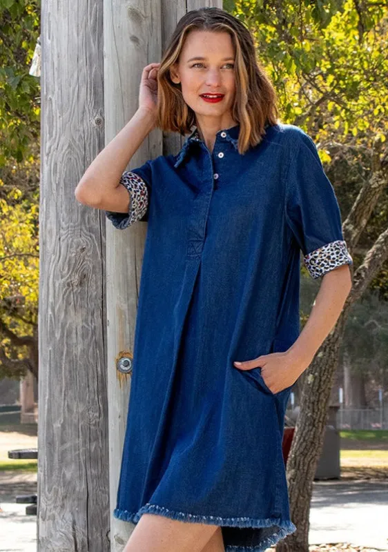 Hyannis Dress Denim made by Zulily