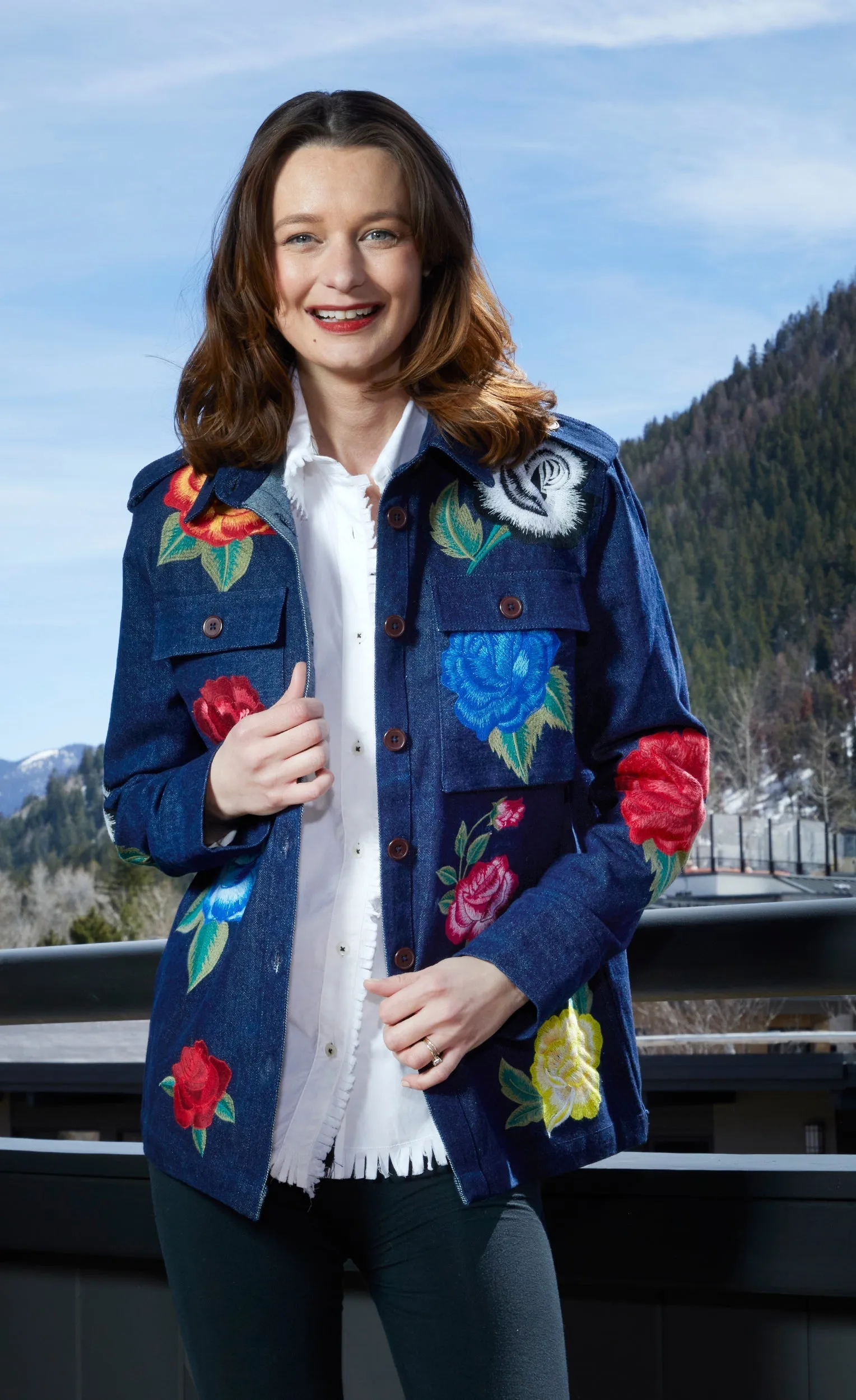 Embroidered Denim Jacket sold by Zulily product image thumbnail 3