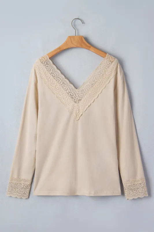 Threaded Pear Dakota Patchwork Pullover top Long Sleeve Top made by Threaded Pear