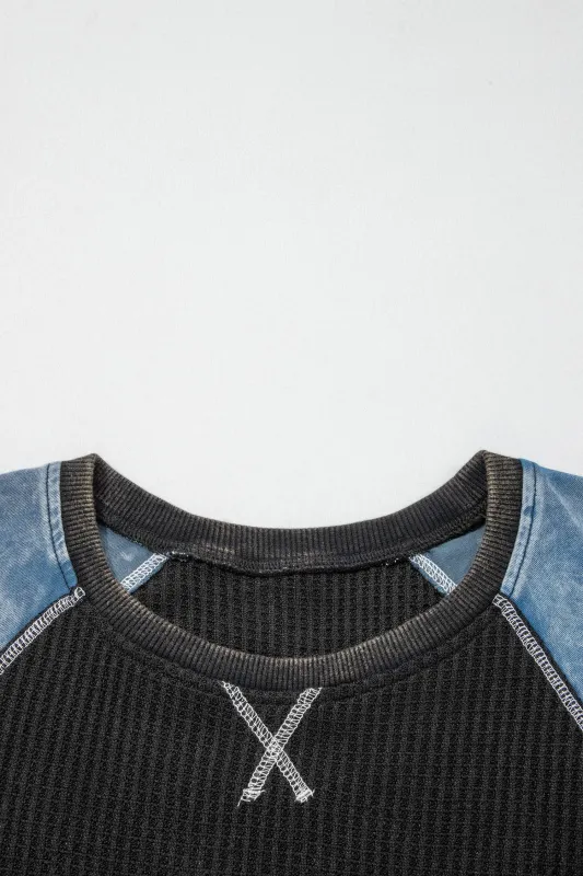 Threaded Pear Brynleigh Patchwork Short Sleeve Top made by Threaded Pear