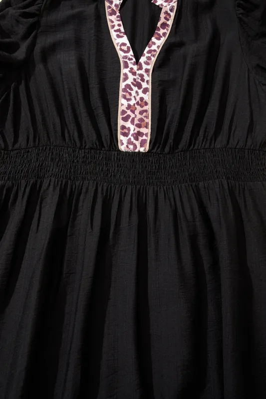 Threaded Pear Ana Smocked Waist Ruffled PLUS Dress made by Threaded Pear