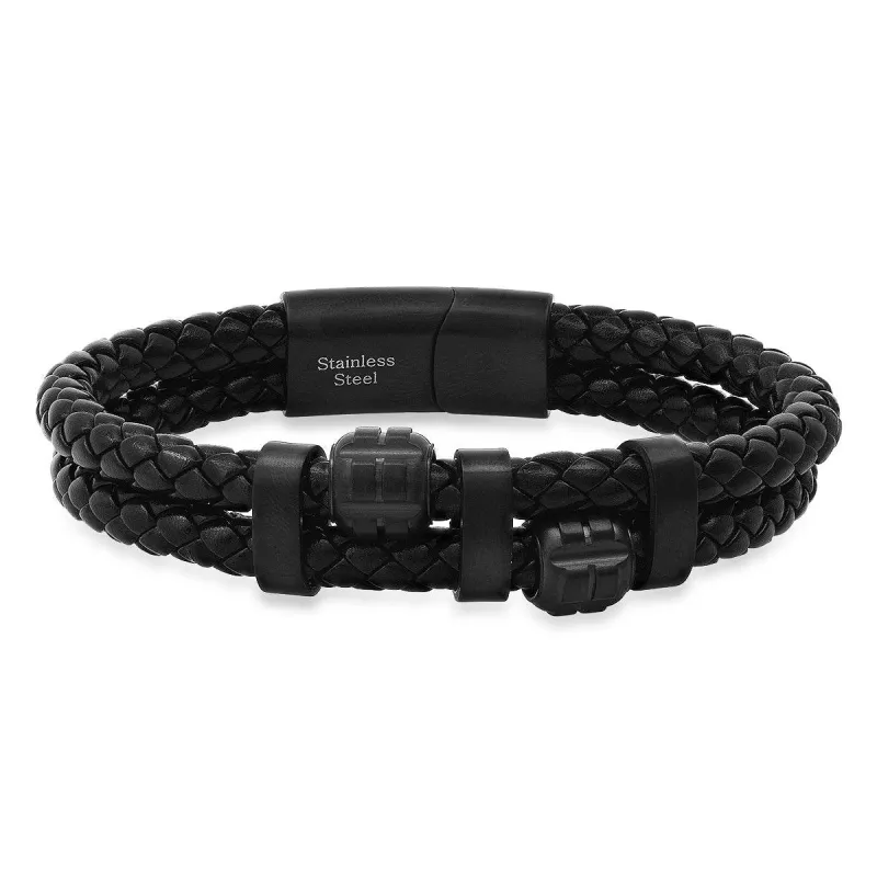 Woven Leather Foundation Bracelet made by Zulily