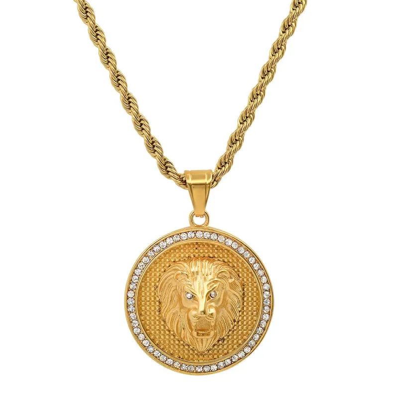Lion's Head Statement Pendant made by Zulily