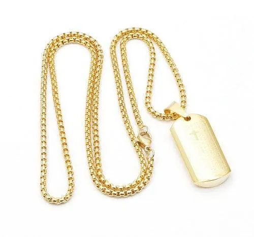 Lords Prayer Beveled Dog Tag sold by Zulily product image thumbnail 4