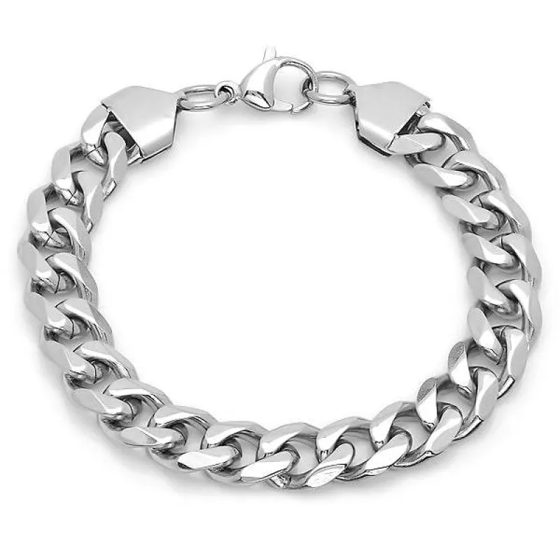 XL Classic Cuban Link Bracelet made by Zulily