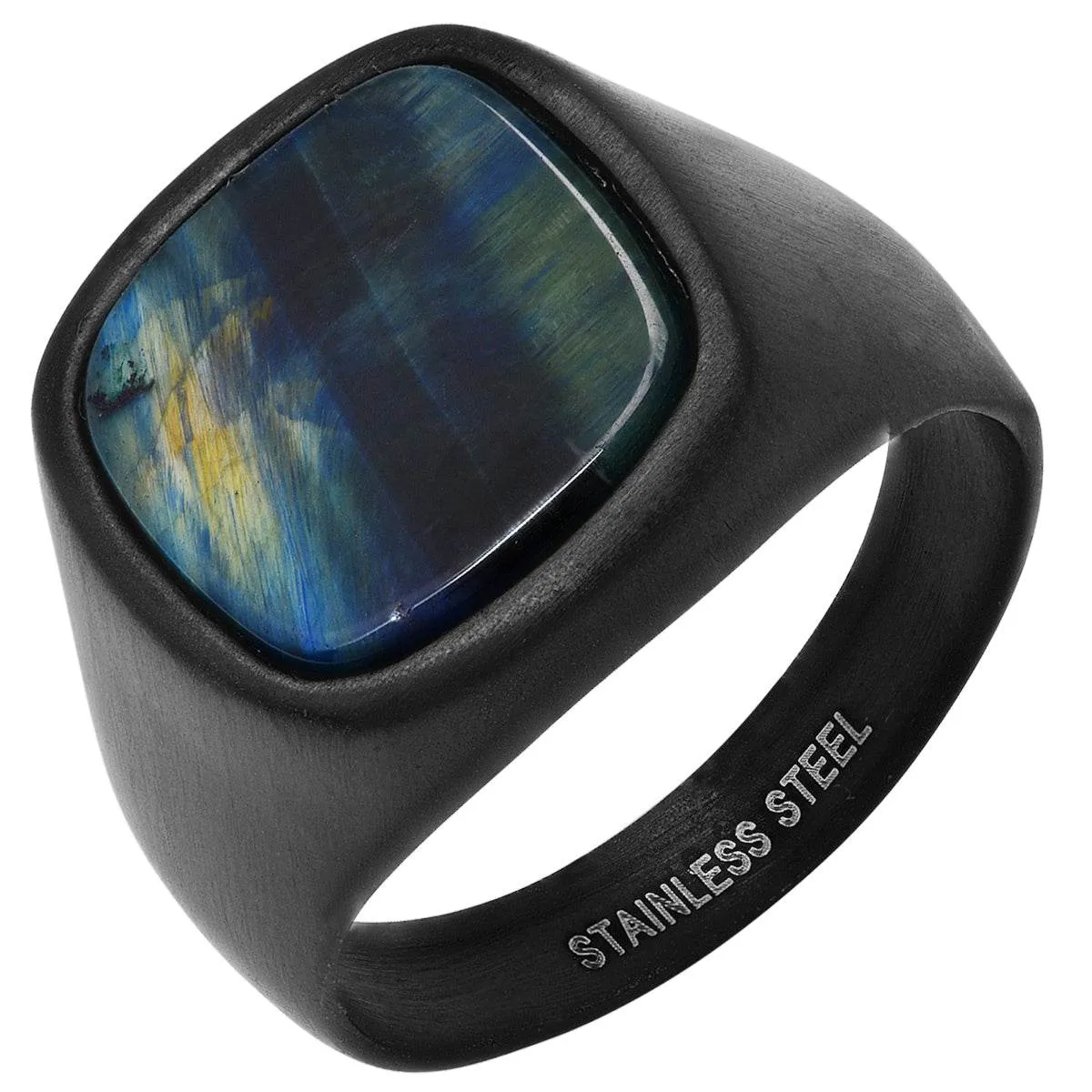 Blue Tiger Eye Statement Ring sold by Zulily product image thumbnail 4