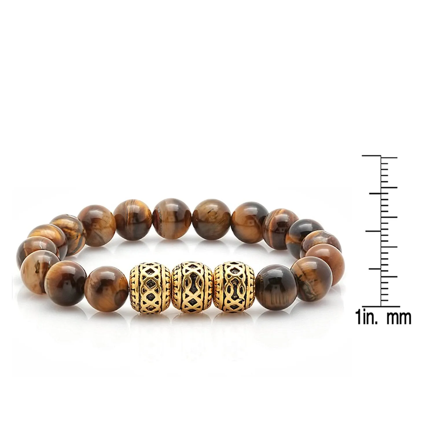 Moroccan Style Tiger Eye Beaded Bracelet sold by Zulily product image thumbnail 3