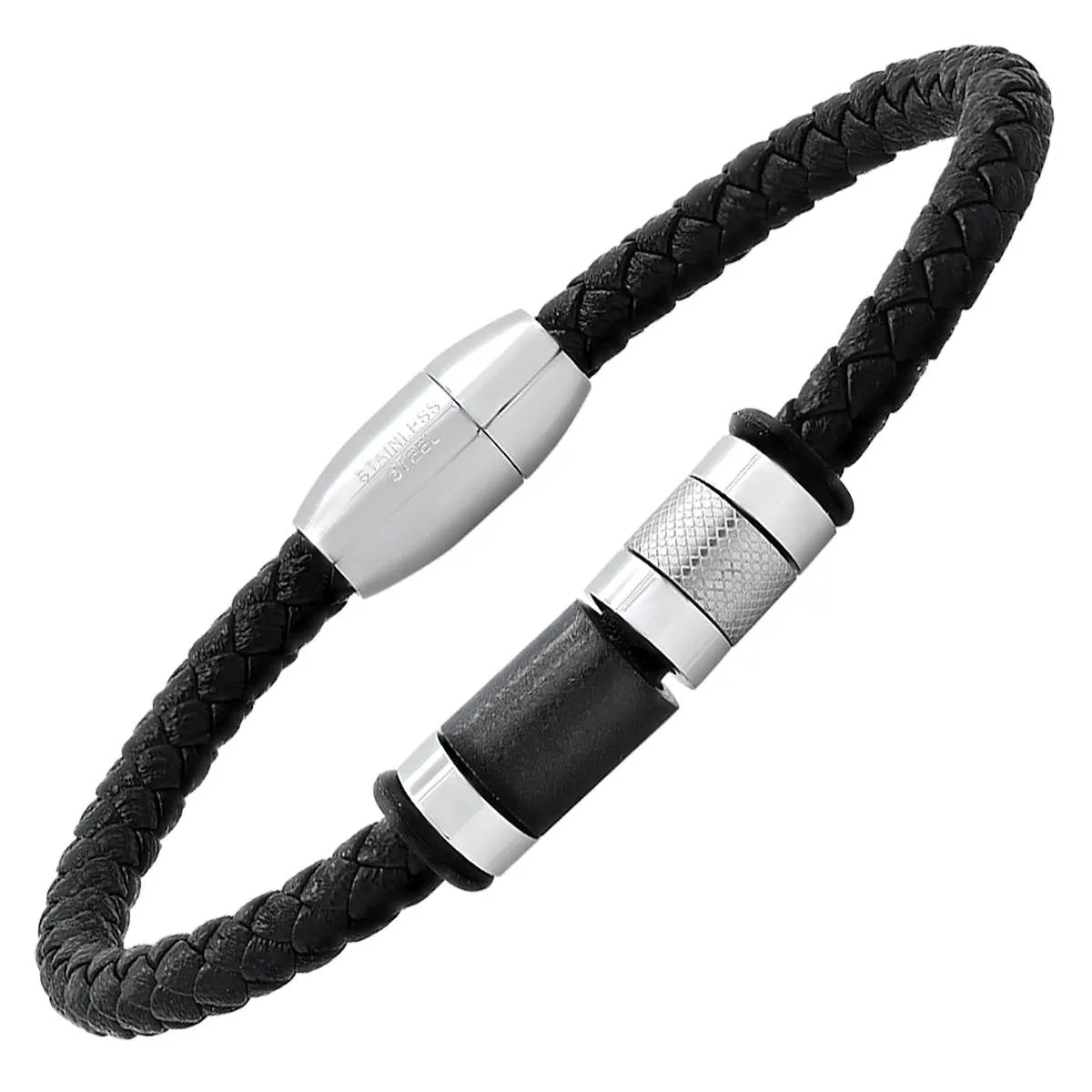 Ying Yang Braided Leather Bracelet sold by Zulily product image thumbnail 4