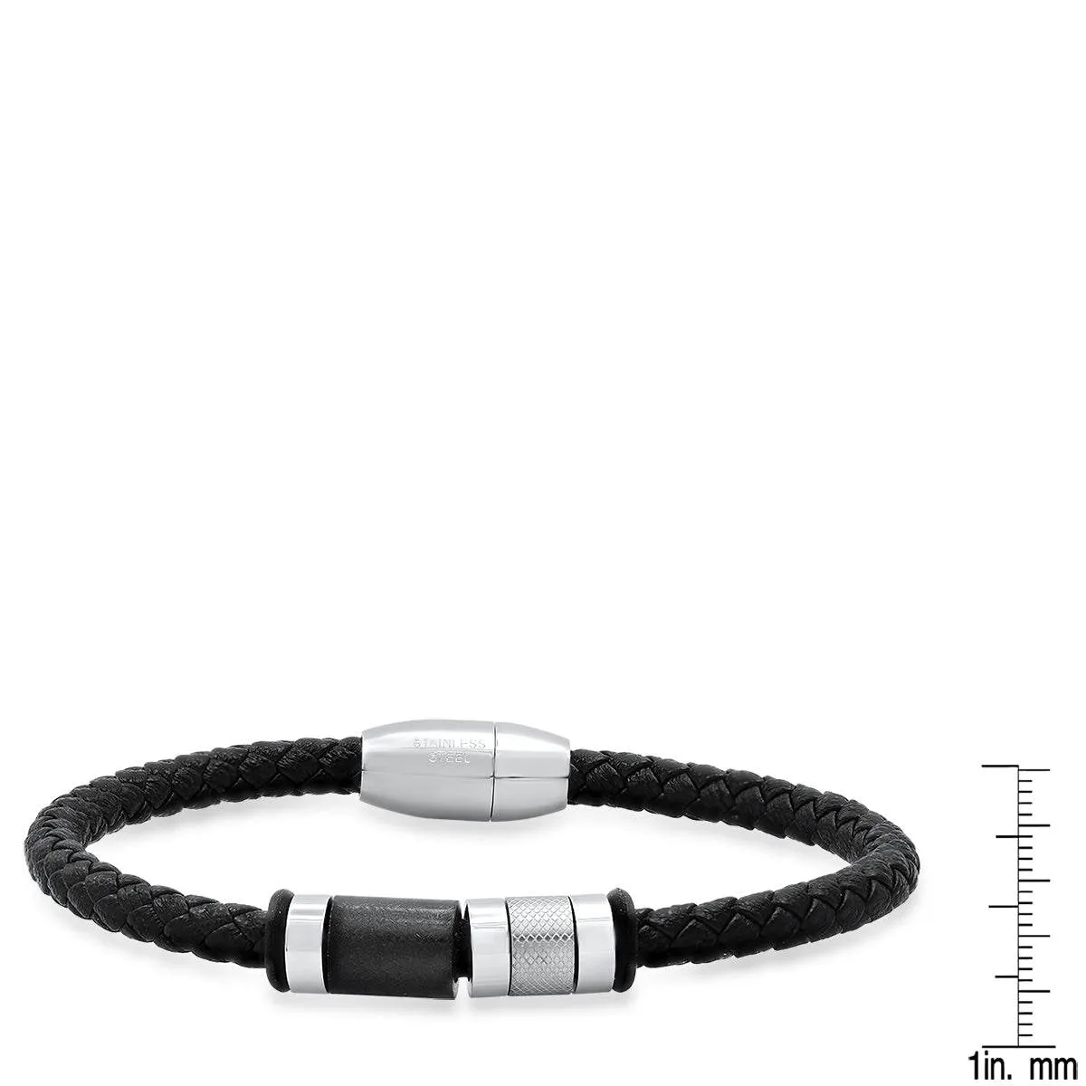 Ying Yang Braided Leather Bracelet sold by Zulily product image thumbnail 5