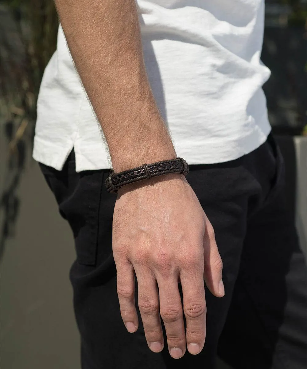 Leather & Cord Tex Bracelet sold by Zulily product image thumbnail 2