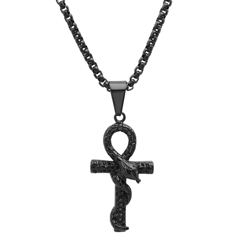 Cobra Cross Pendant Necklace made by Zulily