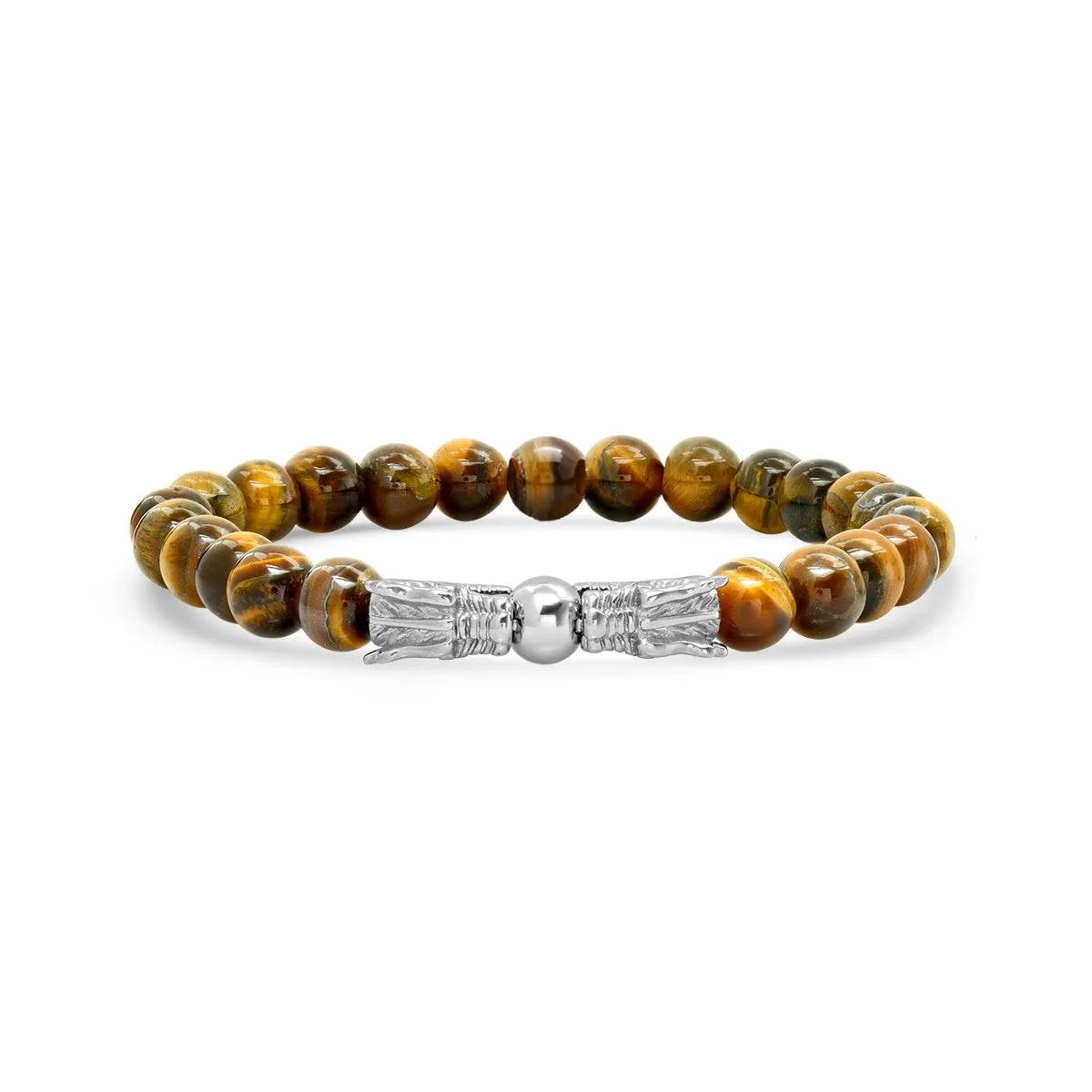Dragon's Head Tiger Eye Stretch Bracelet sold by Zulily