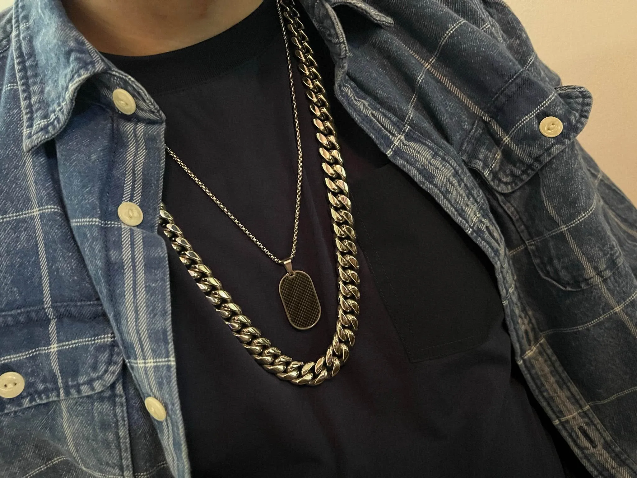 Carbon Fiber Dog Tag Pendant sold by Zulily product image thumbnail 5
