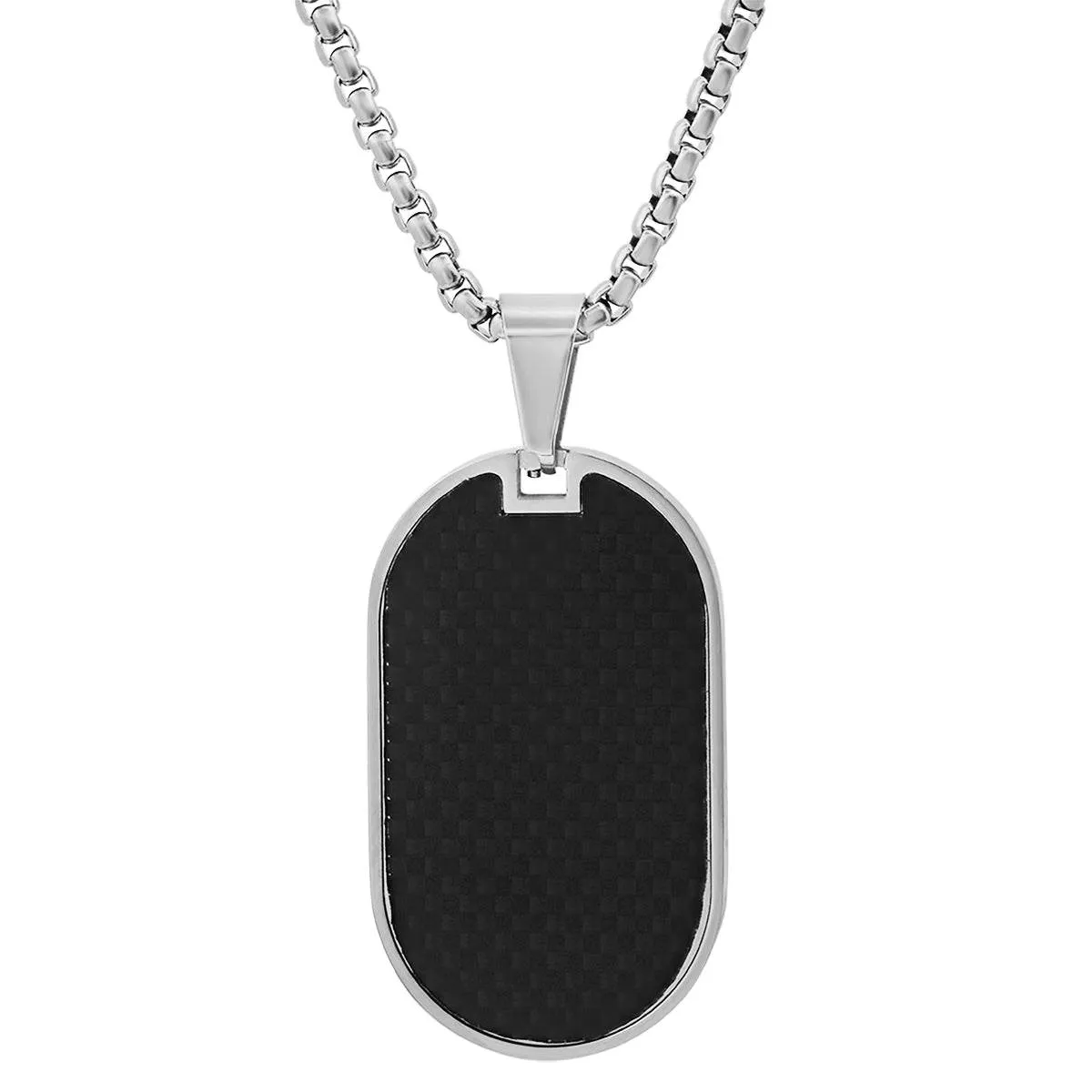 Carbon Fiber Dog Tag Pendant sold by Zulily product image thumbnail 2