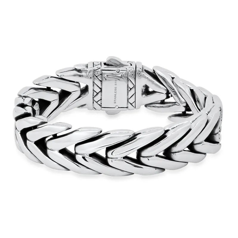 Bulky Wheat Chain Bracelet made by Zulily