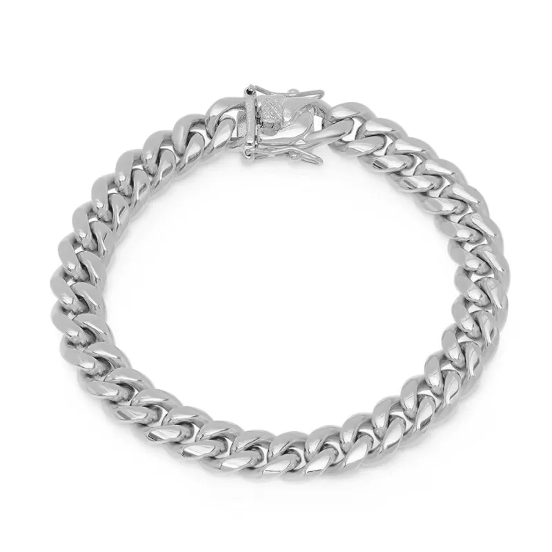 XXL Miami Cuban Link Luxe Lock Bracelet made by Zulily