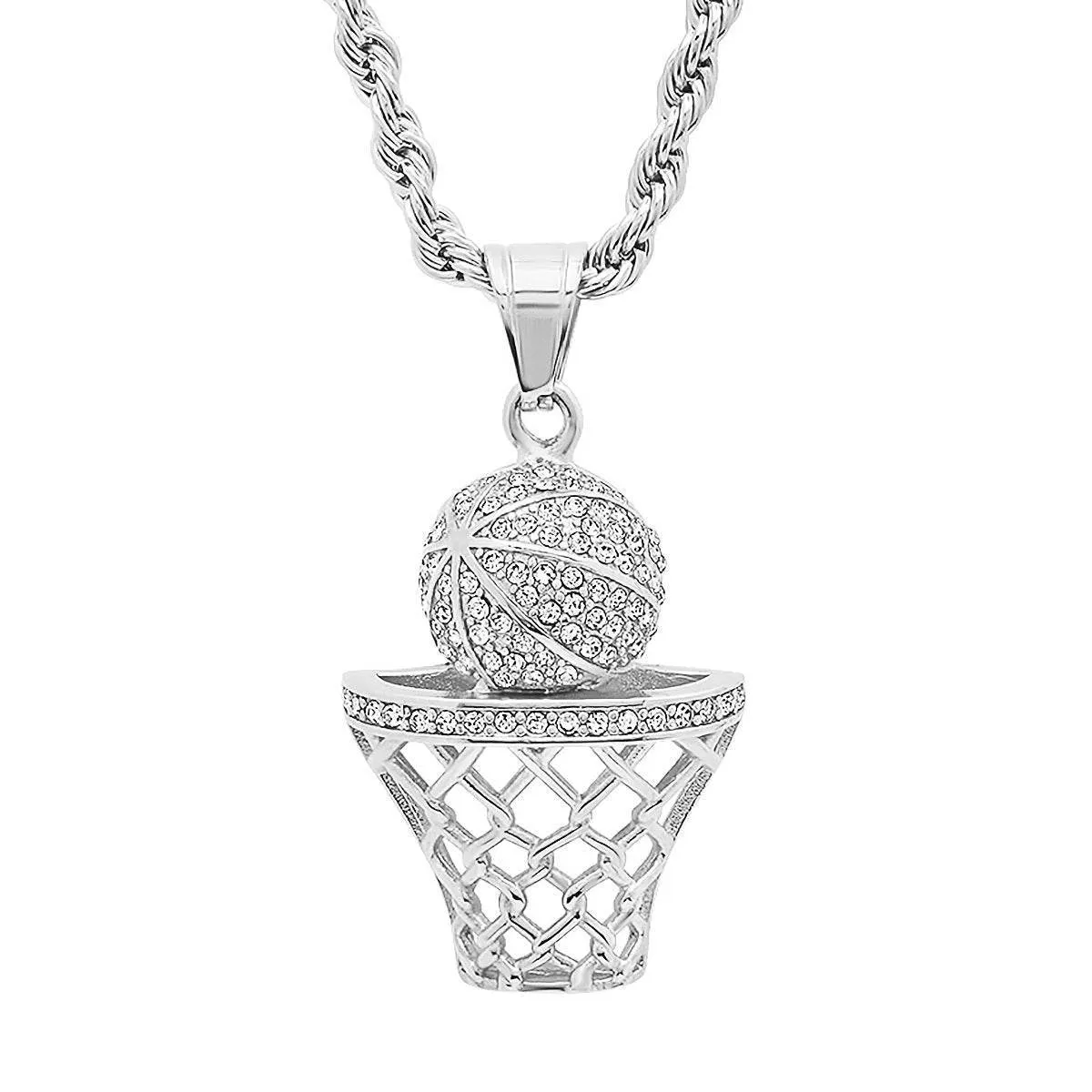 SWISH Basketball Pendant Necklace sold by Zulily product image thumbnail 2