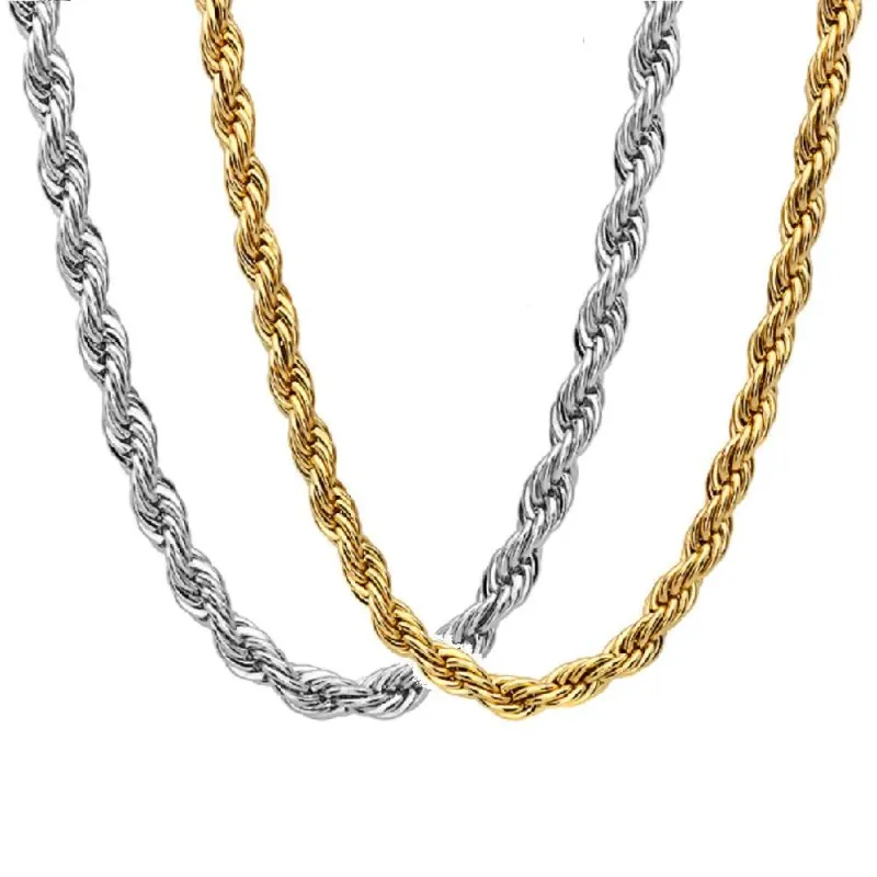Twisted Rope Chain Necklace made by Zulily